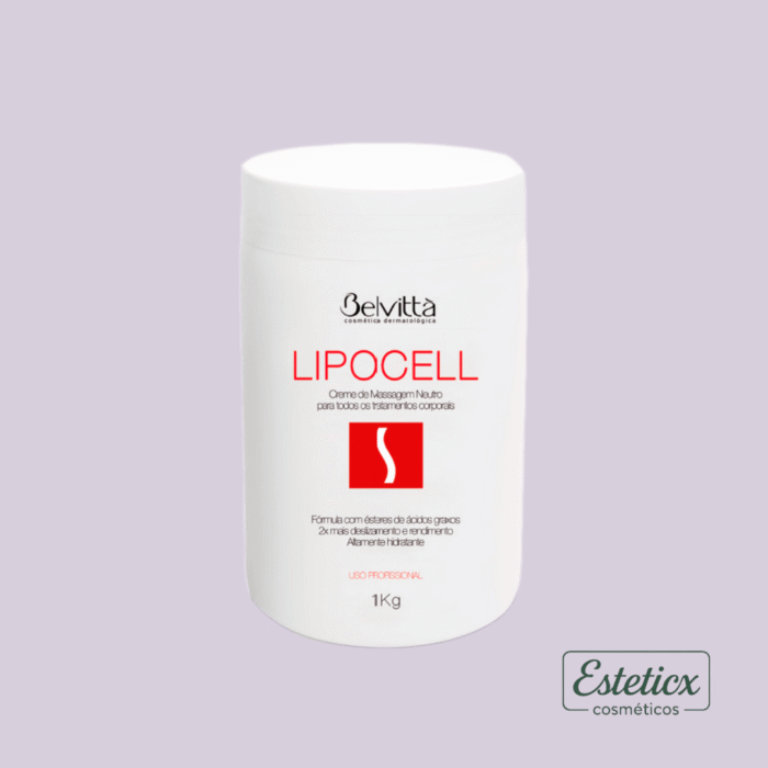 Creme Neutro Lipocell para Massagem 1kg