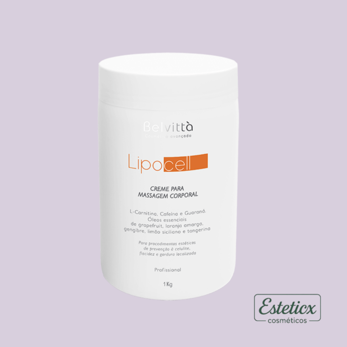 Creme Neutro Lipocell para Massagem 1kg